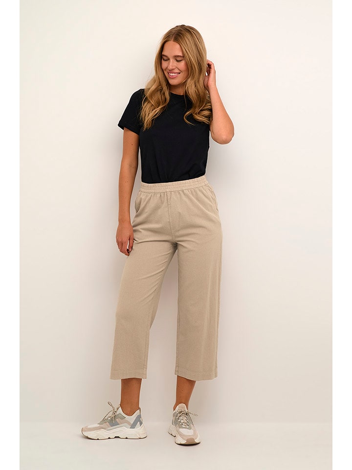 Kaffe Hose in Beige - 38