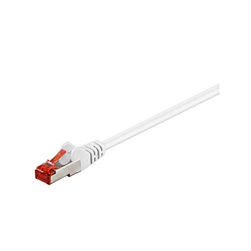 Goobay S/FTP CAT6 Ethernet LAN kabel, wit
