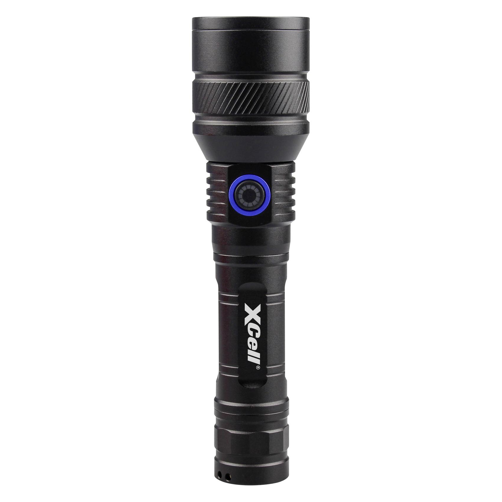 XCell LED-Taschenlampe LUNALUX PRO inkl. 1x Akku 1400 Lumen (1400 lm) (150990)