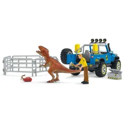 schleich® 41464 DINOSAURS® Geländewagen mit Dino-Außenposten