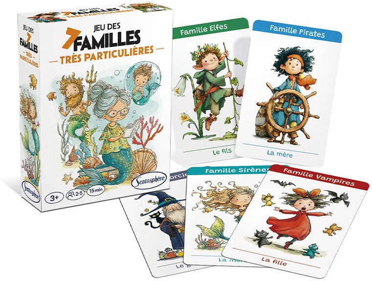 Jeu des 7 familles : Très particulières - Sentosphère