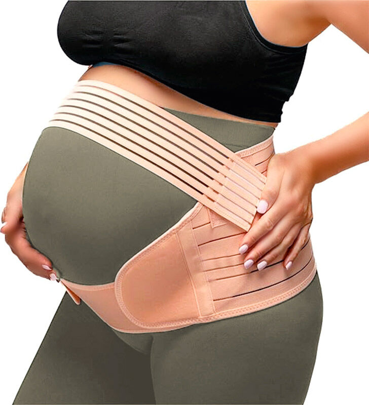 Faixa de Sustentação para Gravidez: Medida Universal, Alívio de Dor Lumbar e Pélvico, Desenho Ergonómico e Transpirável