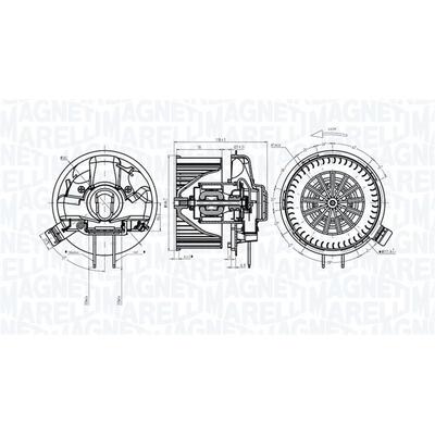 MAGNETI MARELLI Innenraumgebläse 069412305010 für RENAULT