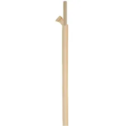 MONOUSO - Trinkhalme Papier Gerade Verpackt Kraft Ø0,8x23cm (100 Stück)