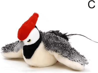 Inspire Curations FeatherSong Rechargeable Chirping Bird Cat Toy c