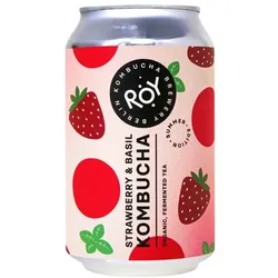 Kombucha - Strawberry & Basilikum 330ml inkl. 0,25€ Pfand