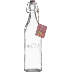 Flasche KILNER mit Bügelverschluß (LBH 8,20x8,20x31,80 cm) - transparent - LBH 8,20x8,20x31,80 cm