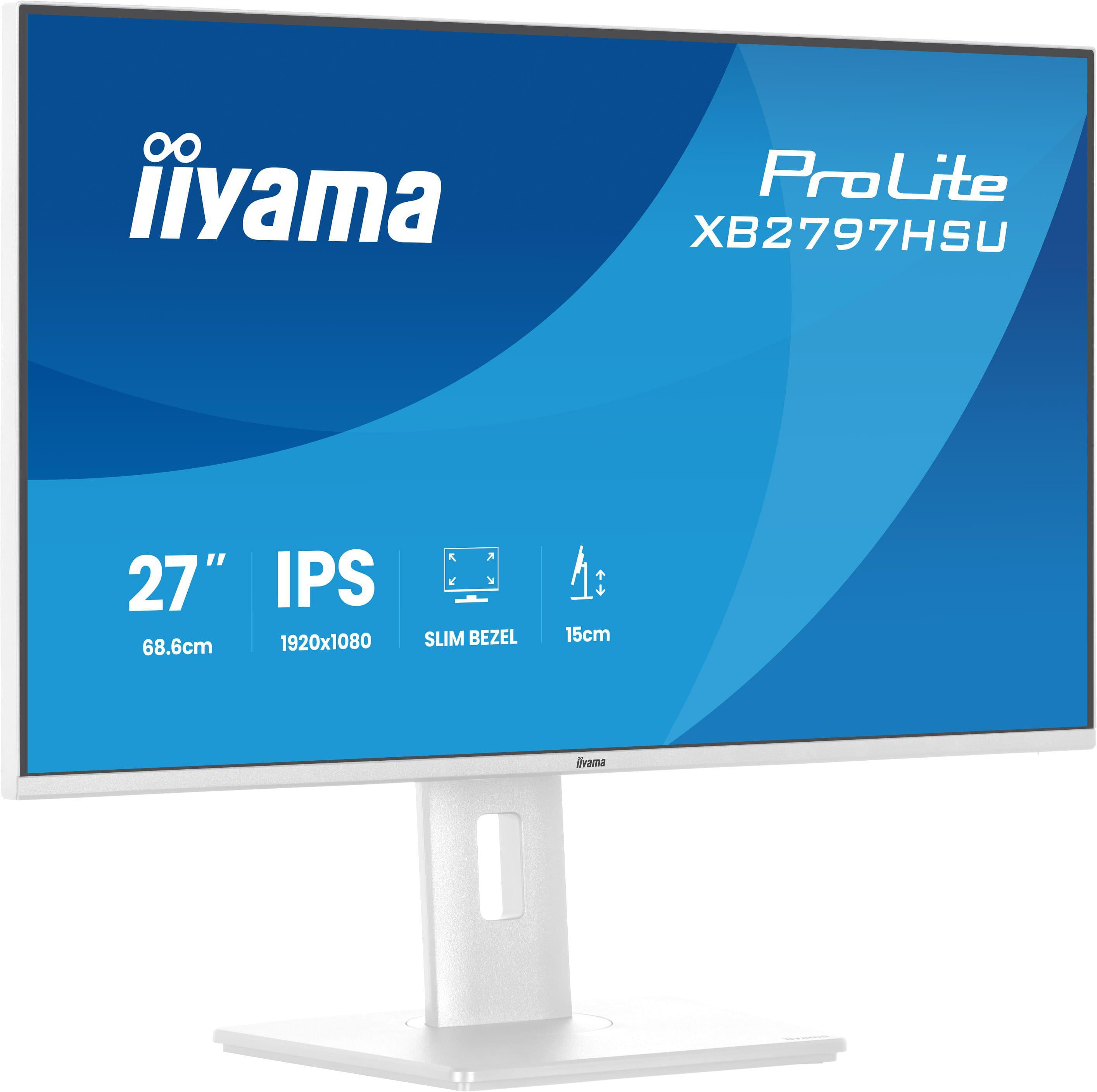 iiyama ProLite XB2797HSU-W1 68,6cm (27") FHD IPS 16:9 120 Hz Monitor