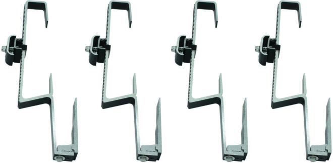 Vaillant auroTHERM Dachankerset 0020067273 4 Dachanker, nebeneinander, Typ P, Frankfurter, Aufdach