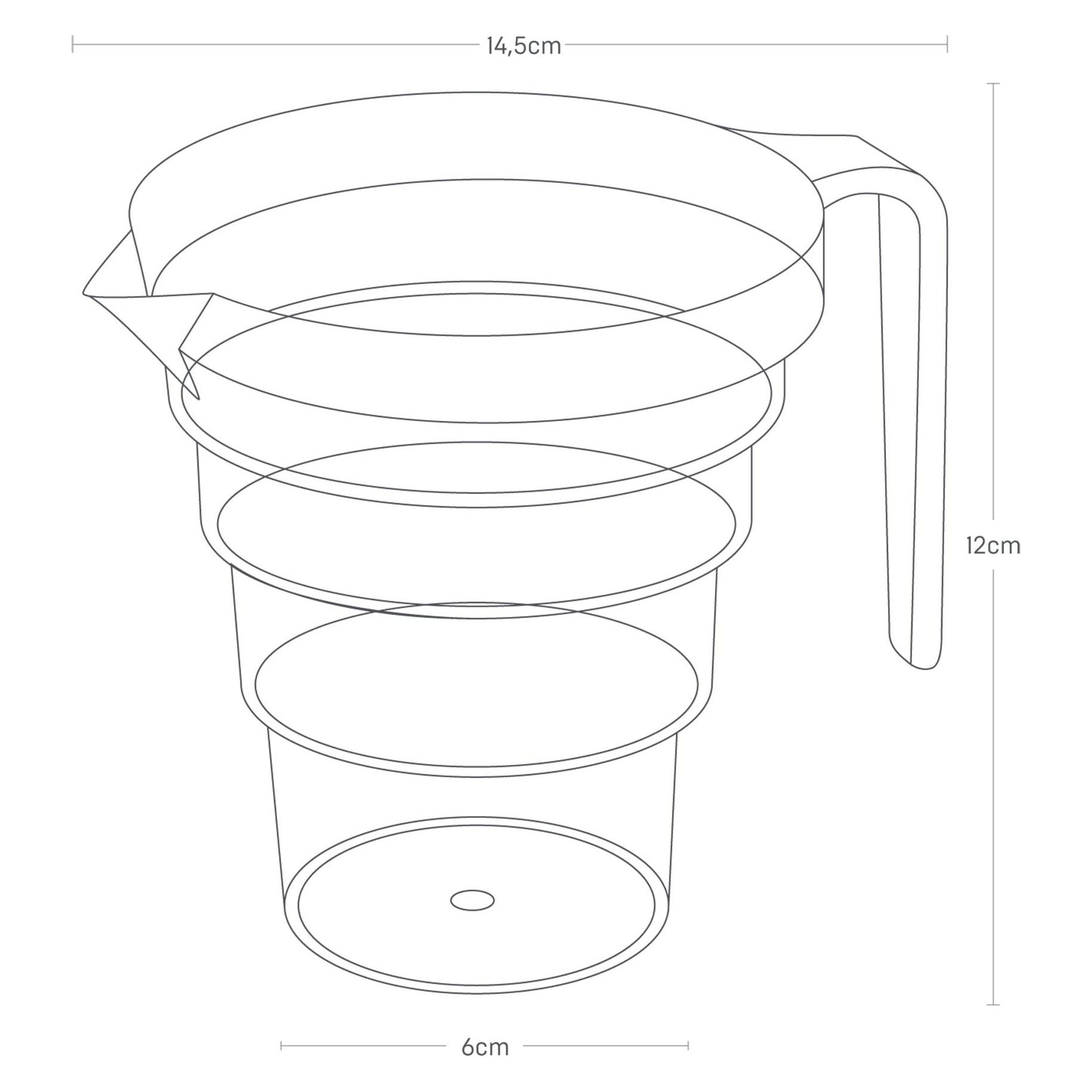 Yamazaki Messbecher (500 ml) LAYER (500 ml) (YA02547)