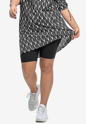 Plus Size Women's Ellos Studio Stretch Cotton Spandex Bike Shorts by Ellos Studio in Black (Size 18/20)