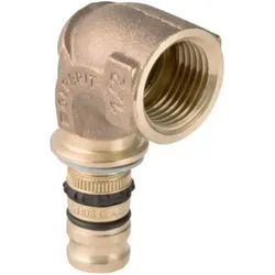Geberit, Zubehör Sanitärinstallation, Mepla bøjning 90° med indvendigt gevind d=26 mm
