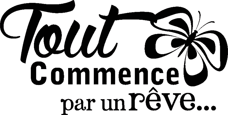 Ambiance-sticker Sticker Tout commence par un rêve