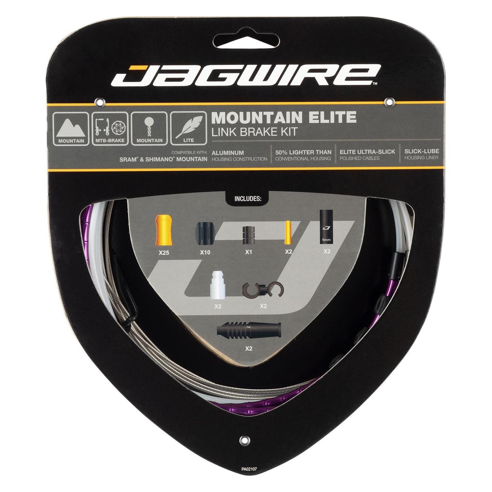 Jagwire Mountain Elite Link Brake Kit - Limited Purple (37391862)