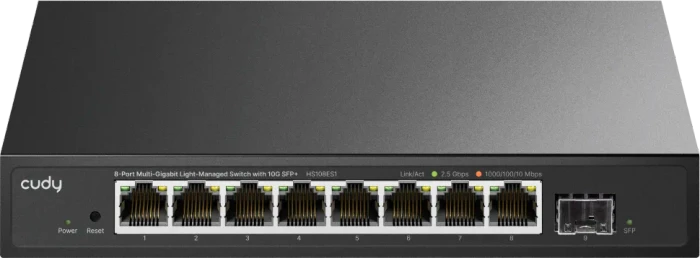 CUDY 8-Port Multi-Gigabit Cloud Easy-Managed Switch 10G SFP+
