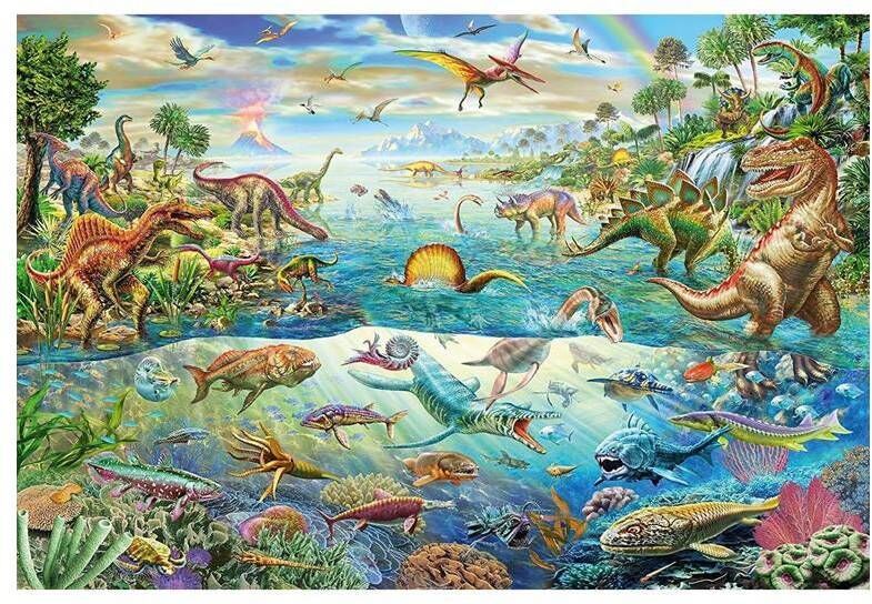 Schmidt Puzzles - Découvre les dinosaures - 200 pcs