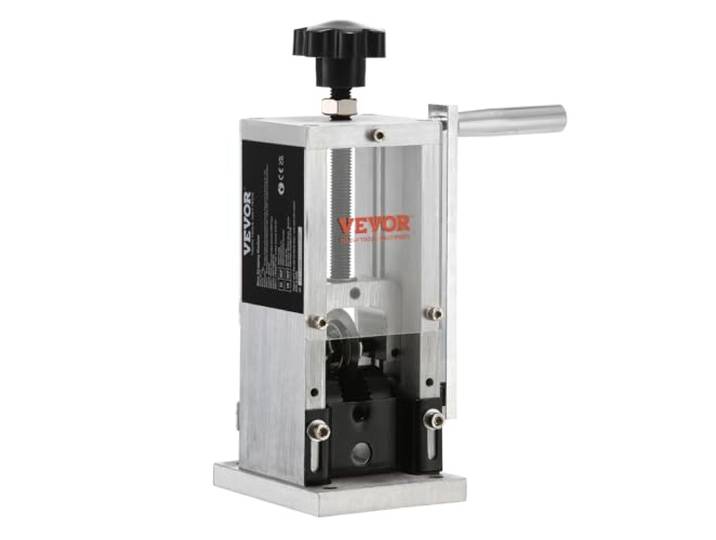 VEVOR Machine à Dénuder Manuelle 1\,5-25 mm Dénudeur Câble avec Manivelle Dénudeuse Cuivre Pince à Dénuder Dépouillement Fil Électrique pour Recyclage Cuivre\, Peut Être Connecté à Perceuse Non Incluse