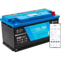 Berger LiFePO4 Lithium Batterie Pro 120 Ah 12 V mit Bluetooth & Heizung