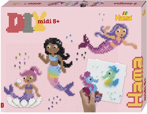 Hama Bügelperlen-Set "Meerjungfrauen"
