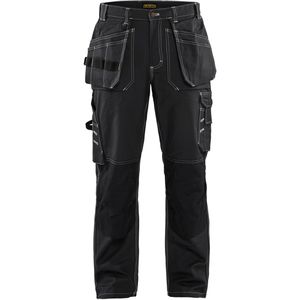 Blakläder Arbeitshose Multifunktion, Herren, Bundhose, schwarz-weiß, Größe 50