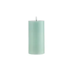 HOME STORY LED Kerze   , blau , Paraffin,Kunststoff , Maße (cm): H: 23  Ø: 10
