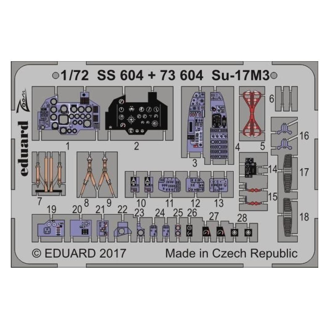 Eduard Su-17M3 for Modelsvit (SS604)
