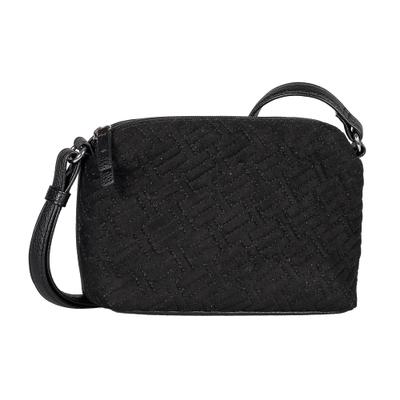Handtasche TOM TAILOR "Xanthia", Damen, Gr. B/H/T: 23cm x 15cm x 6cm, schwarz, Lederimitat, Strukturmuster, clean, gepflegt, unifarben, Taschen Handtasche, Damen Umhängetasche mit Prägung