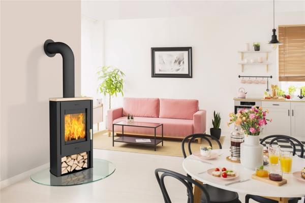 Kaminofen Fireplace Tuvalu RLA Sandstein 6,2 kW