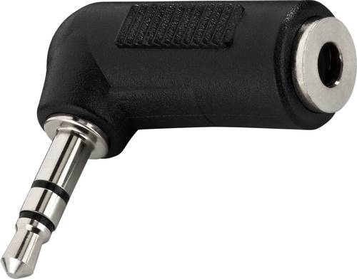 Monacor NTA-335A Audio Adapter [1x Klinkenstecker 3.5mm - 1x Klinkenbuchse 3.5 mm]