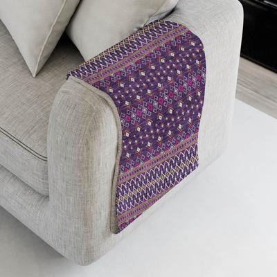 Addison Rugs Premium Machine Washable Boho Moroccan Sherpa Throw Blanket