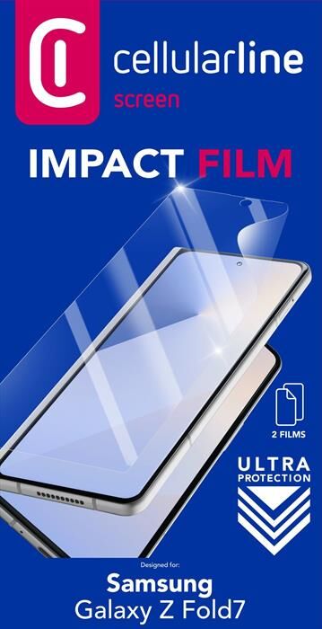 Cellular Line Pellicola Protettiva Impact Film Galaxy Z Fold7-trasparente