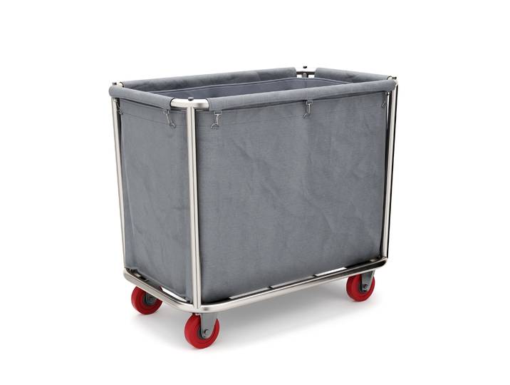Wäschewagen auf Rollen 310L grau