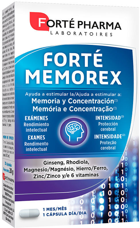 Forté Pharma Forté Memorex multivitaminas + eleuterococcus 28 comprimidos