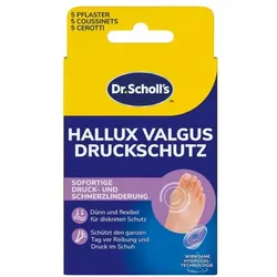 Scholl Druckschutzpflaster für Hallux Valgus 5 Stück