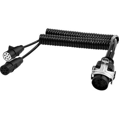 SecoRüt ECO771-136 Verbindungskabel [Anhänger-Steckdose 15polig - Anhänger-Steckdose 7polig Typ N, Anhänger-Steckdose 7polig Typ S]