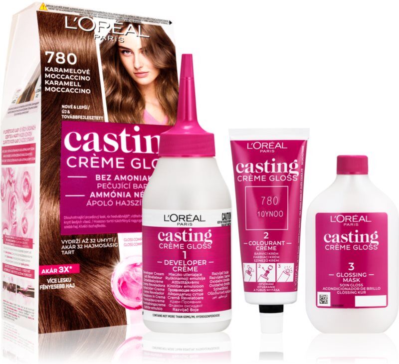 L’Oréal Paris Casting Creme Gloss coloration cheveux teinte 780 Caramel Moccacci 1 pcs