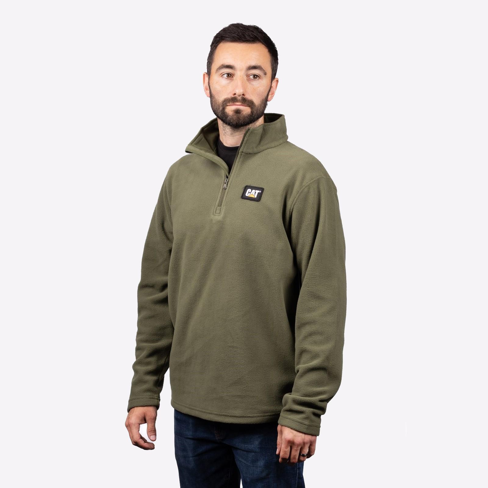 Caterpillar Mikrofleece Viertel-Reißverschluss Herren
