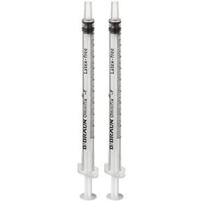 Omnifix F Solo Spr.1 ml 2x 2x100x1 Spritzen