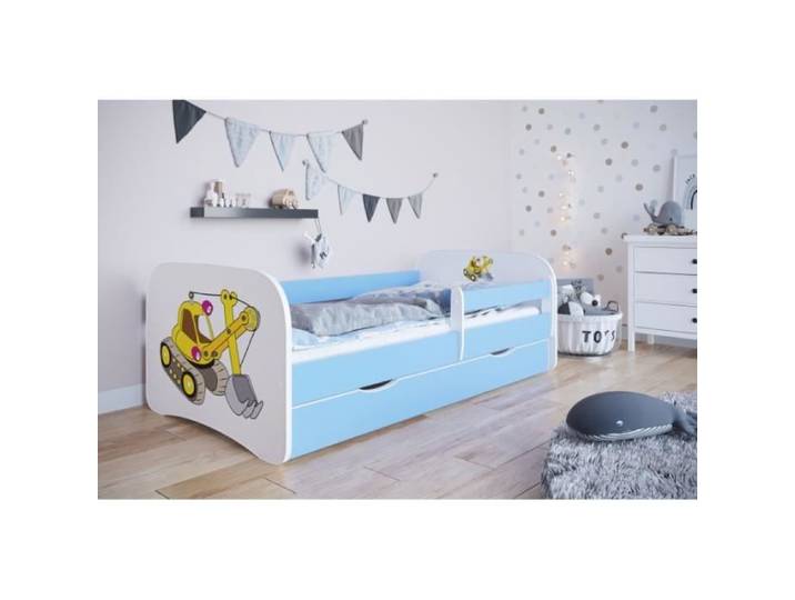 Lit pelleteuse bleu Babydreams avec tiroir matelas 140/70 - Kocot Kids