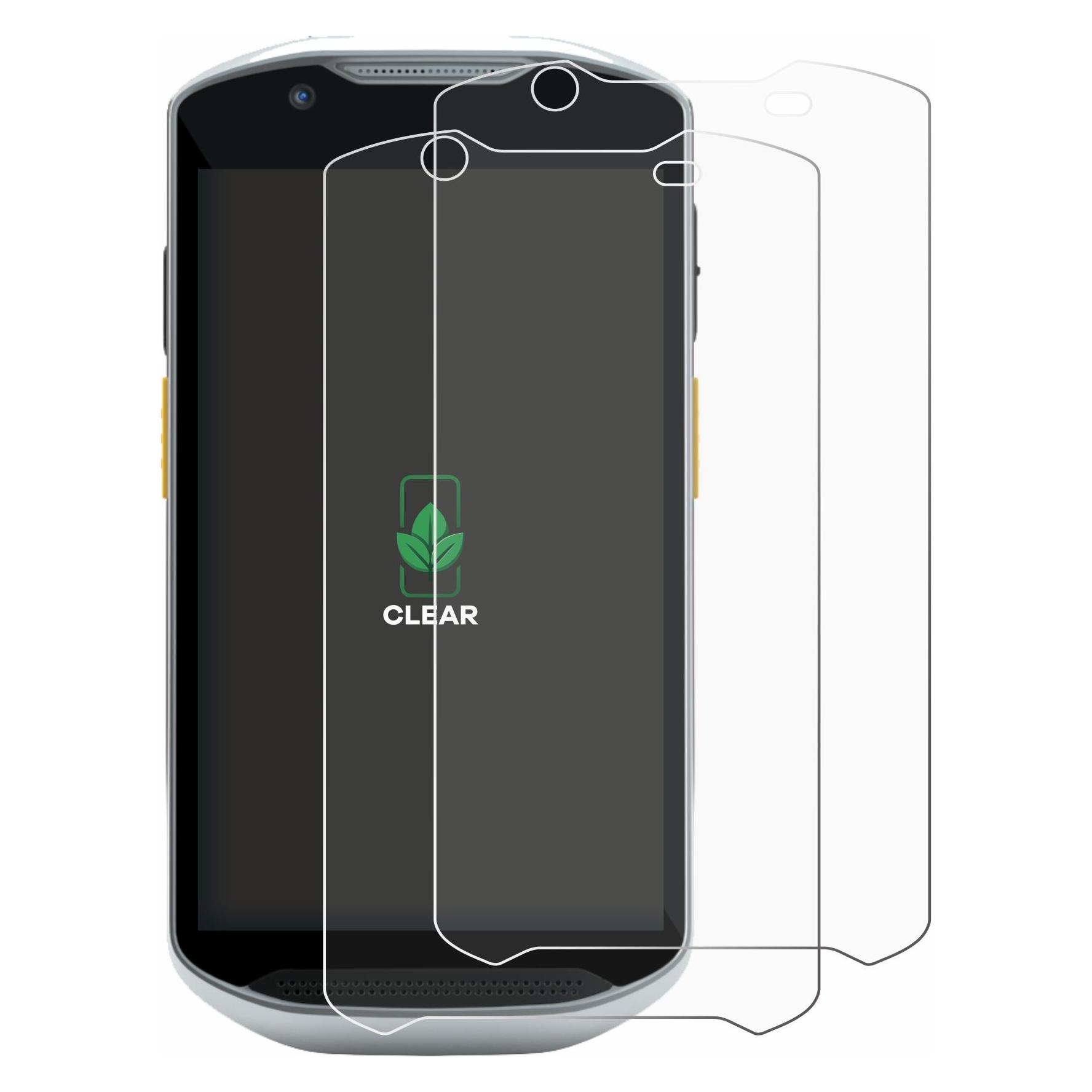 ScreenLeaf Schutzfolie für Zebra TC52x-HC Displayschutz Display Schutz Folie Klar Transparent (6159017)