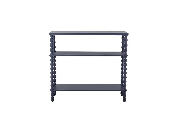 Table console 90x81 cm en MDF bleu Salino