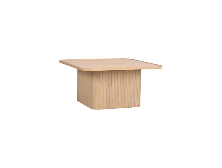 Stilvoller Couchtisch „Sulliva“ 80 x 80 cm Eiche hell Rowico