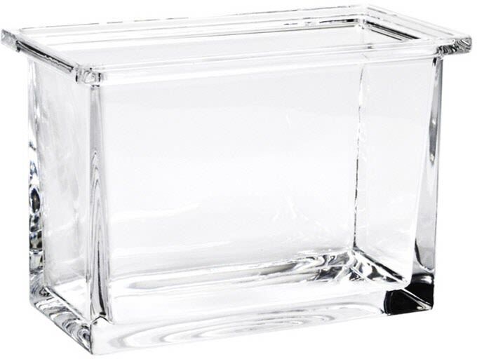 Emco vara Glasbehälter für Seifenspender oder Utensilienbox