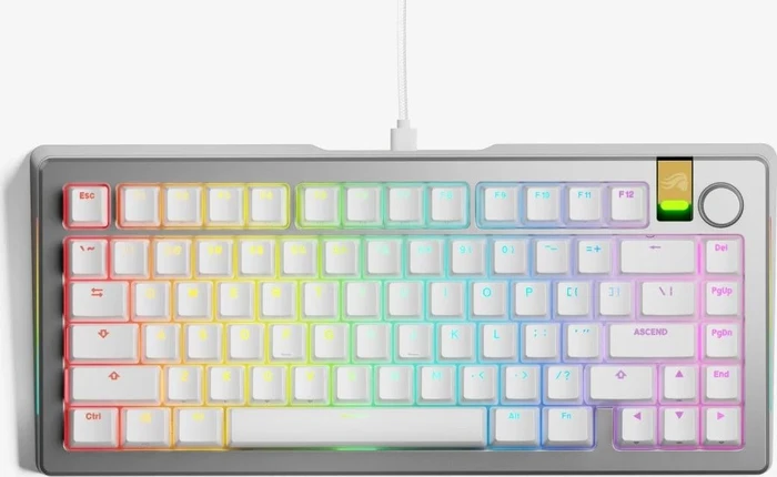GLORIOUS GMMK 3 PRO HE 75% Prebuilt Wired Silver - US