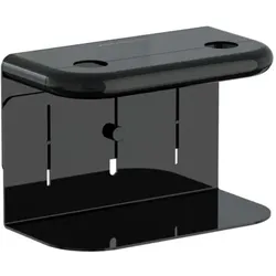 VitrA Liquid Doppel-Seifenspender-Halter A4456739 200x105x125-160mm, Wandmontage, schwarz hochglanz