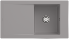 Villeroy & Boch 330701KD Timeline 50 Fossil Keramikspüle Handbetätigung Einbauspüle 50 cm Unterschrank