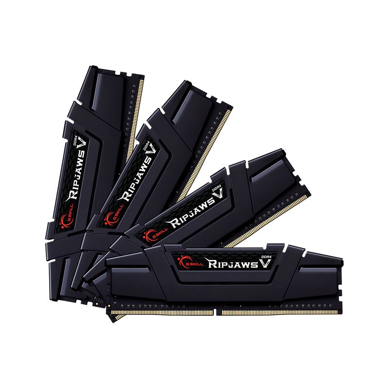 32GB G.Skill RipJaws V schwarz DDR4-4000 DIMM CL18 Quad Kit