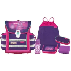 McNeill Ergo Light 912 Exclusiv-Line Schulranzenset 6-teilig Castle 3D mit 3D-Effekt