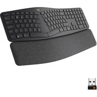 ERGO K860, Tastatur schwarz, DE-Layout, schmutzabweisendes Material, kompatibel mit Windows/Mac