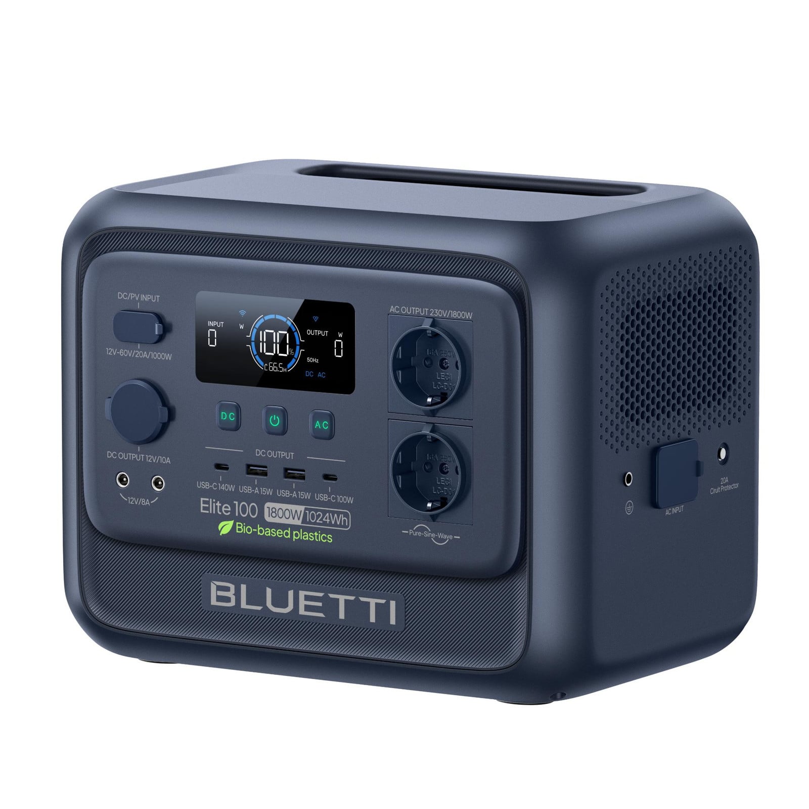 Bluetti Solargenerator Elite 100 V2 Draagbare Powerstation 1024 Wh